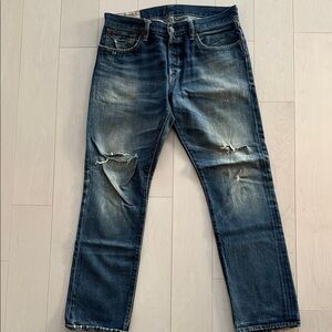 Polo by Ralph Lauren Distressed Blue Jeans
